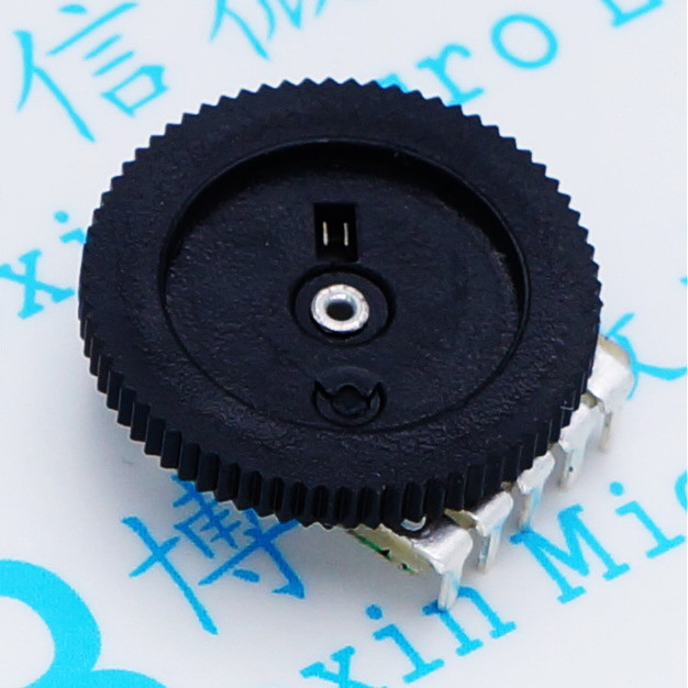 วอลลุ่ม Double Gear tuning B102 B103 B104 B202 B203 B502 B503 B504 B1K B10K B20K B50K 3Pin 16*2mm Dial Potentiometer