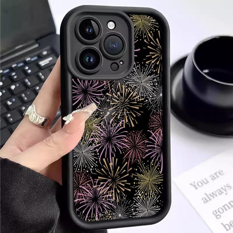 เหมาะสำหรับ Samsung A04E A05 A03 A03s A02s A04 A04s A05s กรณีโทรศัพท์มือถือ Pretty Firecracker เคส