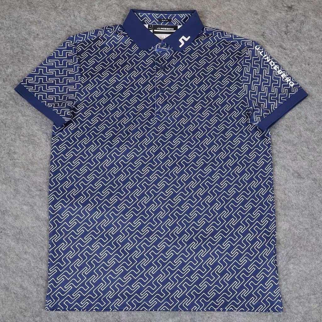 2025JL Golf Jersey Mens Golf Clothes Short-Sleeved Stretch Sports Breathable Quick-Drying Golf T-Shi