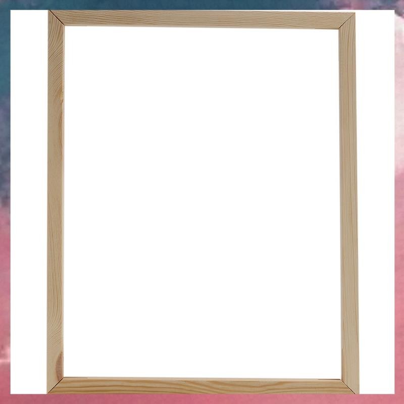 40x50 ซม.กรอบไม้ DIY กรอบรูปศิลปะเหมาะสําหรับตกแต่งบ้านภาพวาดภาพวาดภาพวาดดิจิตอล
