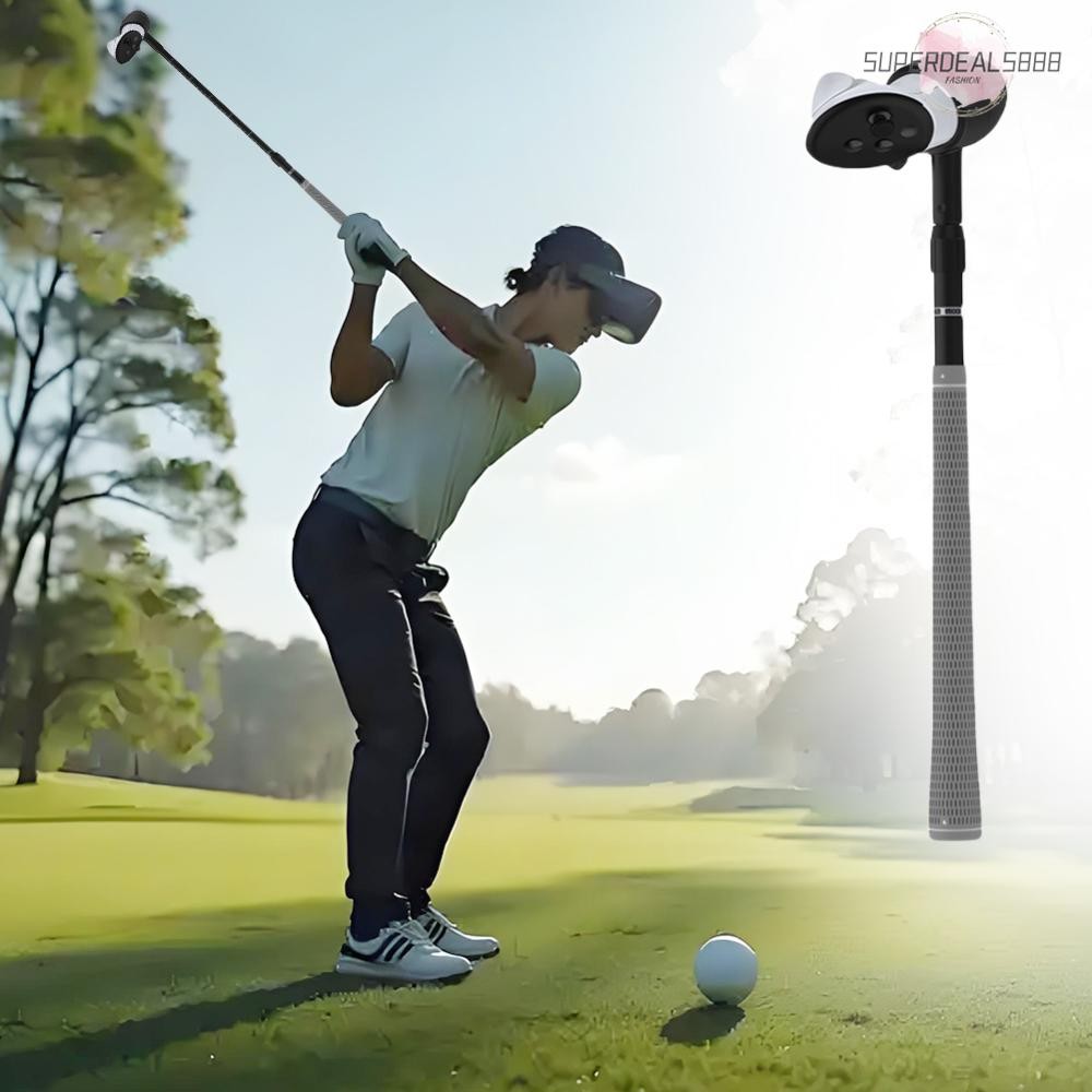 Vr Golf Club VR Golf Handle Grip 80 องศา Keep Tracking สมจริง VR Golf Simulator Handle สําหรับ Meta 