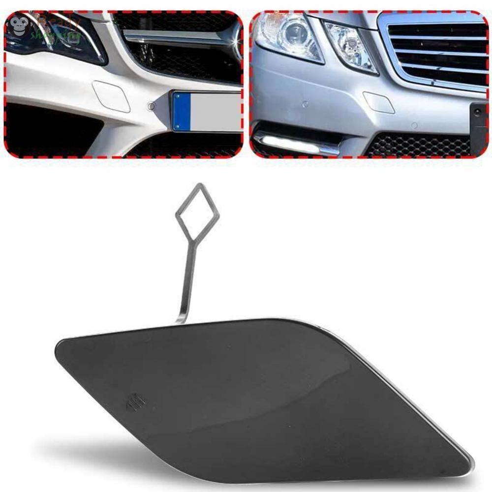 [RDYSHOP] Oe 2128850126 ฝาครอบตะขอลากจูงสีดําสําหรับ MercedesBenz W212 E300 E350 E400 E500