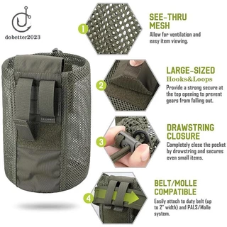 [DB] กระเป๋า Micro Folding Compact Dump Pouch ถุงตาข่ายพับได้ที่เก็บของอเนกประสงค์กีฬากลางแจ้งตั้งแคมป์เดินป่า TH