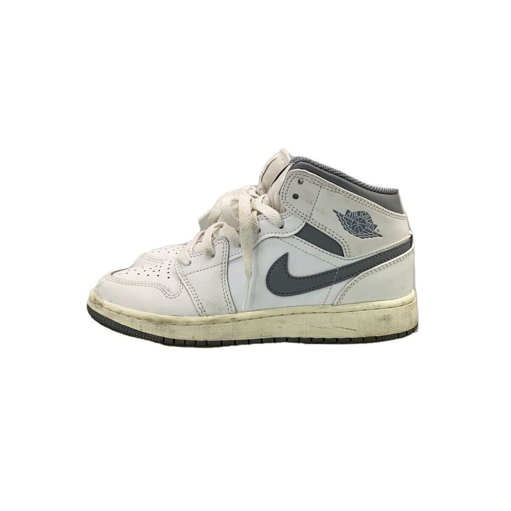 Nike รองเท้าผ้าใบคุณภาพสูง AIR JORDAN 1 MID_AIR MID 23cm GRY ส่งตรงจากญี่ปุ่นมือสอง
