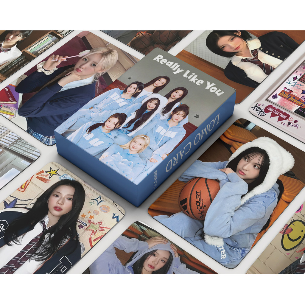 Babymonster REALLY LIKE YOU AHYEON Photocard Lomo Card โปสการ์ด 55 ชิ้น/กล่อง