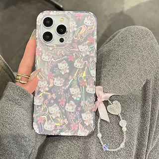 อินเทรนด์ผีเสื้อ Hello Kitty Sakura สําหรับ Honor 400 สมาร์ท X9D X7D X9C X8C X5C X7C X6C 200 90 สมาร์ท X8B X7 X8 X8B X7B X6B X6B X6B X6B Lite X5B Plus 4G ฝาครอบโทรศัพท์