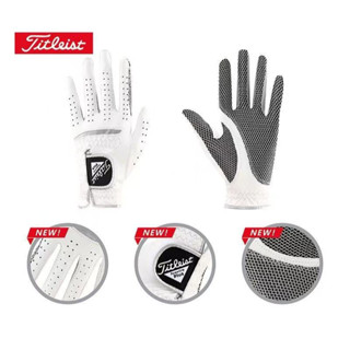 [หนังแท้] คลาสสิกมือซ้ายถุงมือกอล์ฟหนังแท้หนังแกะเนื้อกันลื่…