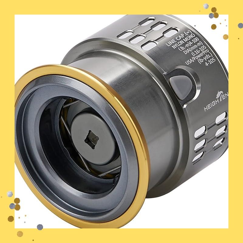 HEIGHTEN Reel Spool Shallow Groove Yumeya S-27 Type C2000S Doubling Spool Stella/Twin Power/Vanquish