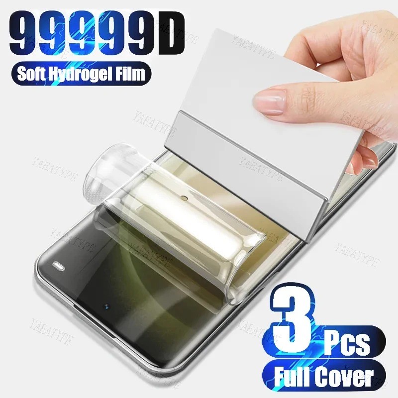 สําหรับ Cubot Hafury J9 V1 A1 Meet 3 ชิ้น HD Clear Soft Hydrogel ฟิล์มสําหรับ Cubot หมายเหตุ KingKon