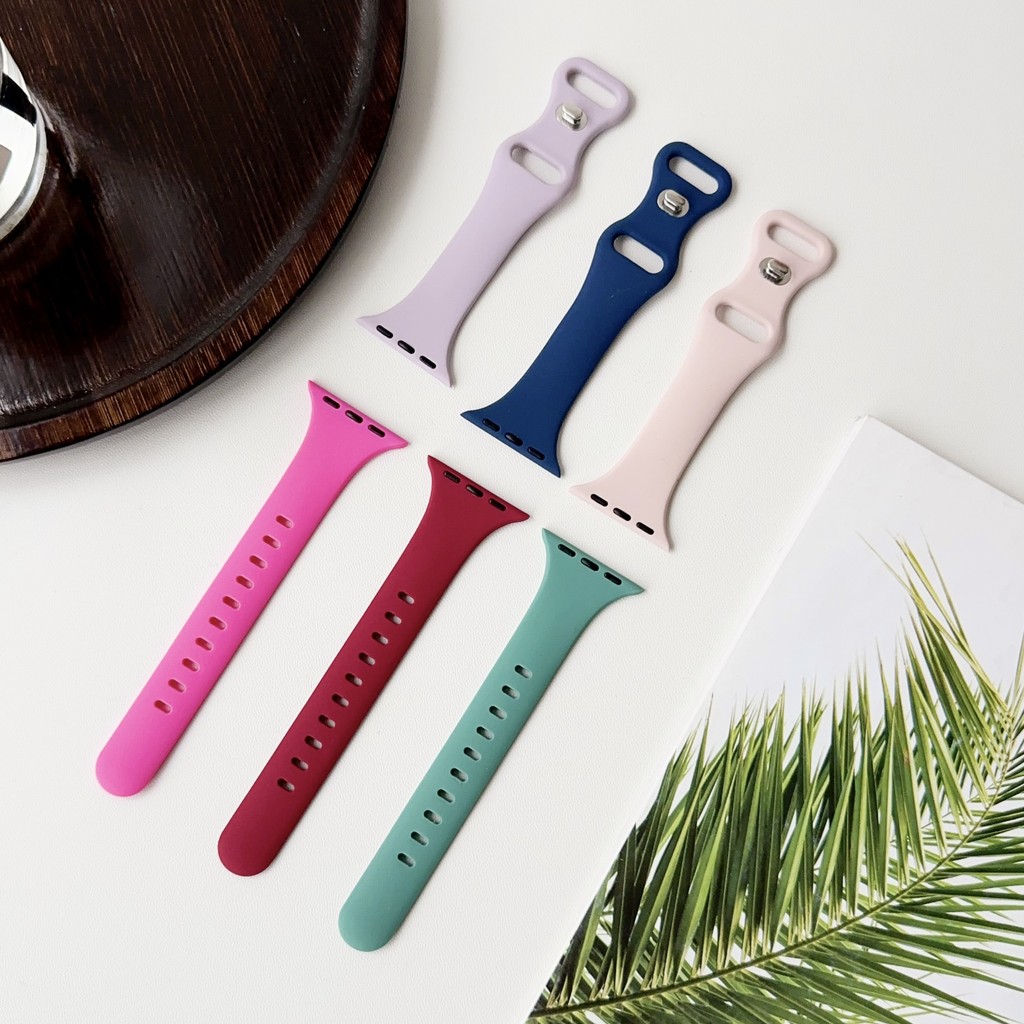 สายซิลิโคนบางสําหรับ แอปเปิล ดู ชุด 10 46 มม.42 มม.49 มม.40 มม.44 มม.45 มม.38 41 มม.นุ่มกีฬา ฉันดู กับ 10 พิเศษ 2 9 8 6 7 5 3 4 คอร์เรีย - รูปที่ 3