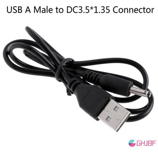 GHJBF] 1Pc USB Joy Male to 3.5*1.35mm Connector Charger สายไ…