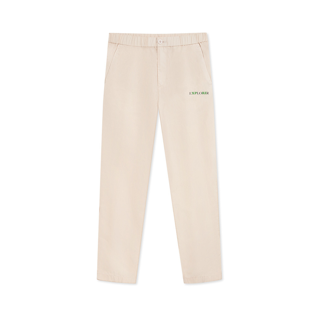 AIIZ (เอ ทู แซด) - กางเกงขายาวผู้ชายทรงขาสอบลายกราฟิก Men's Graphic Elasticated Tapered Pants