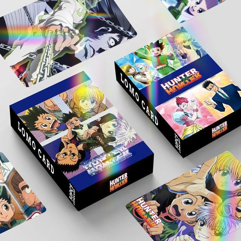 Hunter×hunter โฟโต้การ์ด เลเซอร์ แฟลช การ์ดโลโม่ 30 ชิ้น/กล่อง