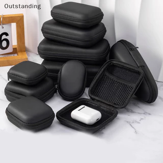 แบบพกพาที่โดดเด่น 3C Hard Digital Gadgets กระเป๋าเก็บหูฟังหนังเทียมเคสชาร์จสายเคเบิลข้อมูล U Disk Organizer ใหม่