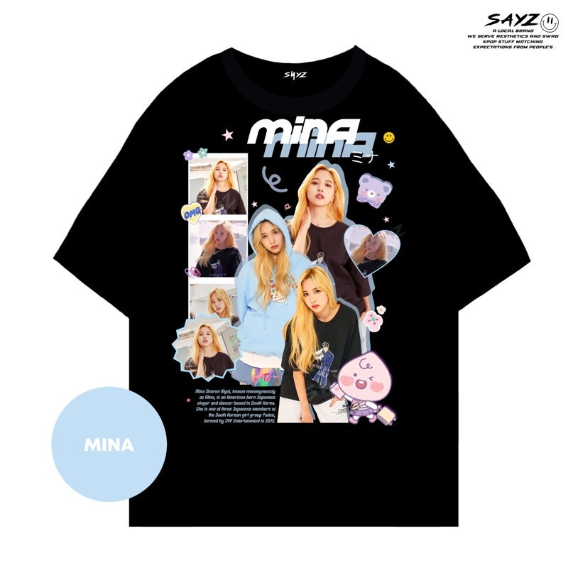 @chiclen@ เสื้อเชิ้ต Twice + Nayeon + Tzuyu +Jihyo +Dahyun  สนาม 10.10-7/4