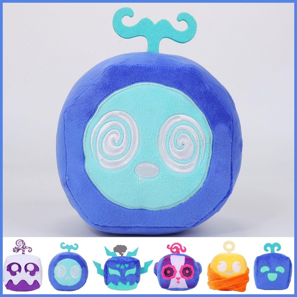 Blox Fruits Box Plushie Creative Game Peripheral Fruit Box ตุ๊กตาตุ๊กตาวันเกิดที่สมบูรณ์แบบสําหรับเด็ก chenhommy