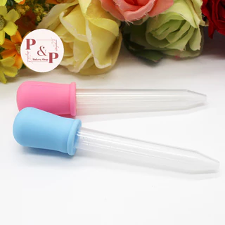 หลอดหยดพลาสติก 5 ml.หลอดหยดซิลิโคน หลอดหยดสำหรับเด็ก Dropper for kids ขนาดใหญ่ หลอดหยดขนม หลอดหยดสี ทำขนม น้ำหอม