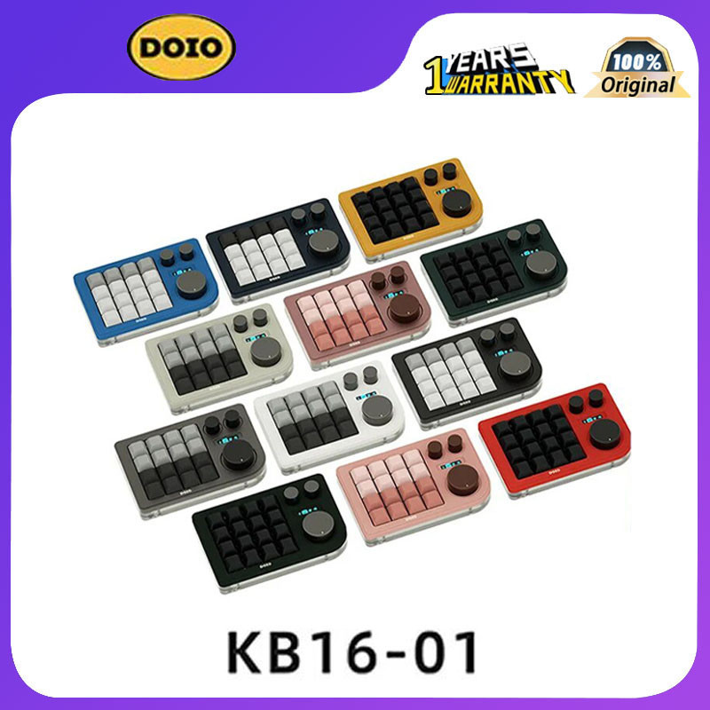 Doio ปุ่มกดคีย์บอร์ด 16 ปุ่ม Kb16-01oled