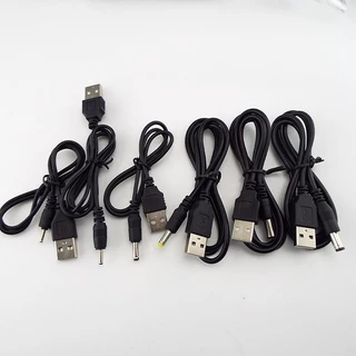 ส่งไว ประกัน1ปีเต็ม! Usb A Male To2.0/2.5/3.5/4.0/5.5 มม. สายแปลง power chargers USB 5V DC สายยาว 1m
