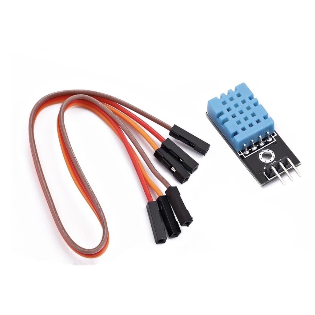 DHT11 Digital Temperature and Humidity Sensor DHT11 แบบ PCB พร้อมสายไฟ