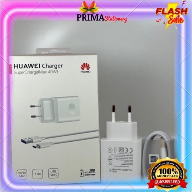 เครื่องชาร์จ Huawei 40W SuperCharge Type C ของแท้ 100%