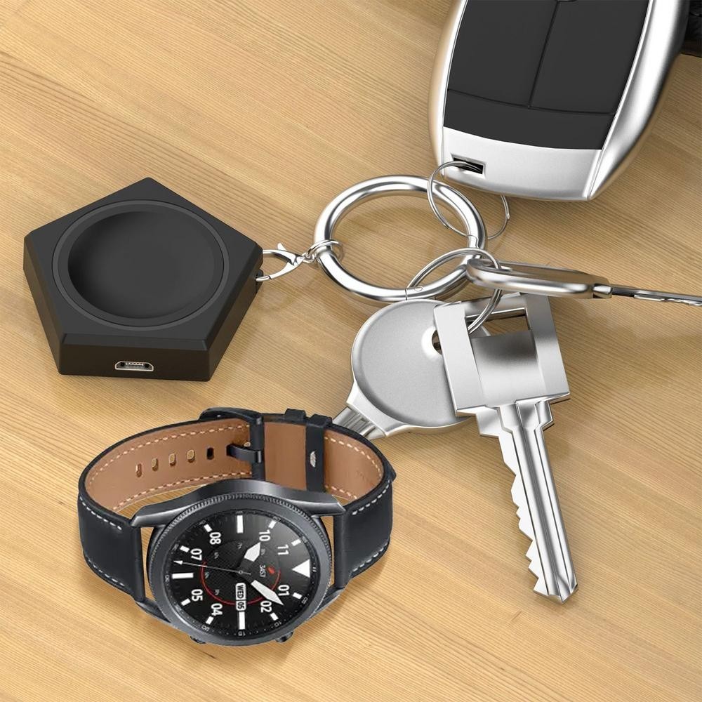 สําหรับ Samsung Galaxy Watch Ultra 7 6 5 4 3 FE classic pro Active 2 5pro แบบพกพา Wireless Charger แท่นชาร์จ Suport Micro-USB และ Type C Input Charger ฐานอุปกรณ์เสริม