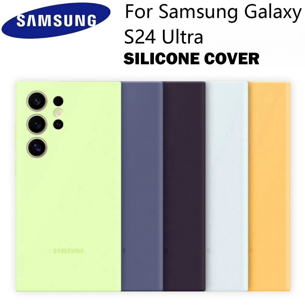 เคสซิลิโคนนิ่ม ป้องกันกล้อง สําหรับ Samsung Galaxy S24 Galaxy S24 Ultra