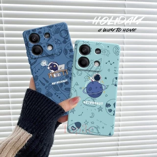 เคส Redmi Note 13 Redmi Note13 Pro 5G Redmi Note12 Pro 5G Note 12S Note 11s Note 11 Pro Redmi Note 13 5G เคสโทรศัพท์มือถือ ซิลิโคน ลายการ์ตูนนักบินอวกาศ สําหรับ TKA