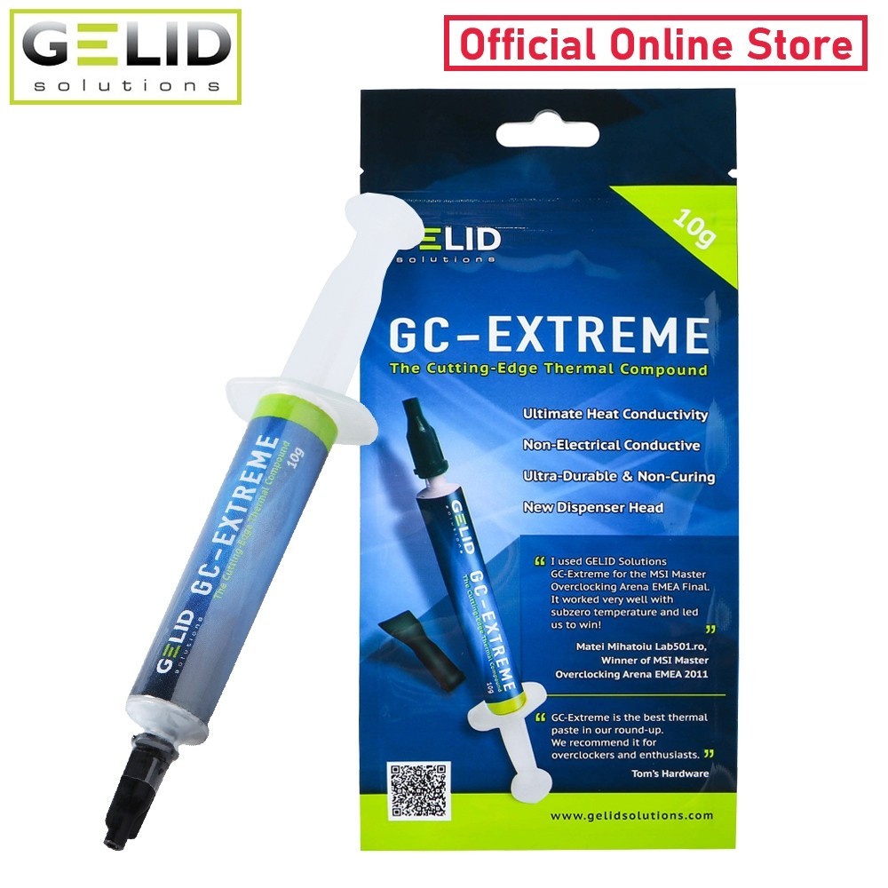 [Gelid Solutions Store] GC-Extreme Thermal Compound 10g /8.5 W/(mK)(2022-Compounding in USA)
