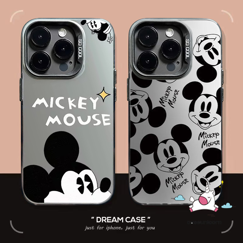 เคสโทรศัพท์มือถือ อะคริลิคนุ่ม ลายการ์ตูนมิกกี้เมาส์น่ารัก หรูหรา สําหรับ Realme C55 C53 C25 C51 C67 C35 5i 9i 8i 6i 5s 7i C15 Note 50 C12 C17 C30 C11 C21 C20 C33 C25Y C21Y C20A Narzo 50