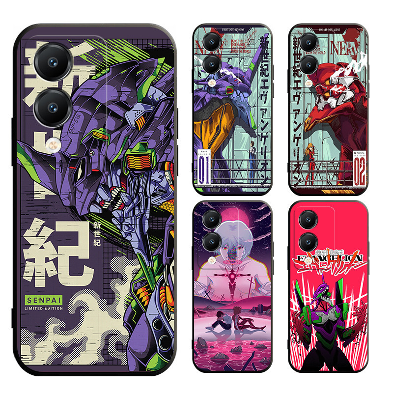 เคสโทรศัพท์มือถือแบบนิ่ม ลาย Evangelion สําหรับ Vivo Y17s Y02t Y02 Y02A Y16 Y02S Y20 Y20S Y20T Y12A 