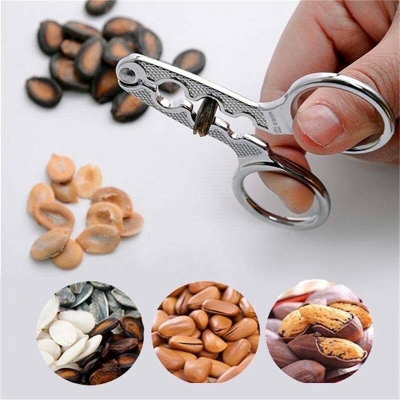 (🌟พร้อมส่ง)ที่แกะเมล็ดทานตะวัน แกะเมล็ดฟักทอง ที่แกะเมล็ดแตงโม กรรไกรสแตนเลส ปอกเปลือกเมล็ดทานตะวัน