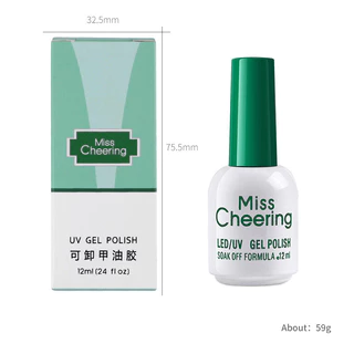 กาวเจลติดเล็บปลอม Miss Cheering แบบอบ กาวติดเล็บ PVC ติดอะไหล่ 12ml พร้อมส่ง!