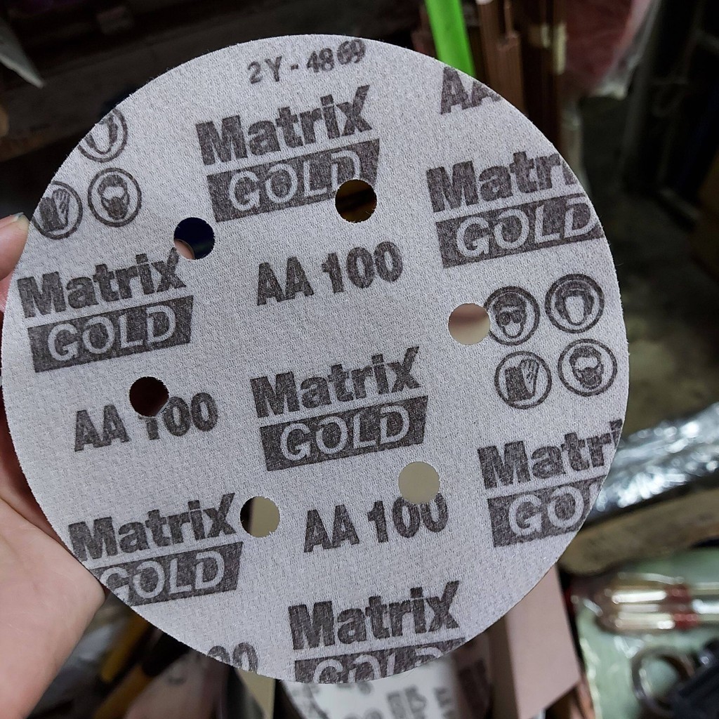 MATRIX TOA กระดาษทรายกลม เบอร์ 80-600 กระดาษทราย 6 นิ้ว
