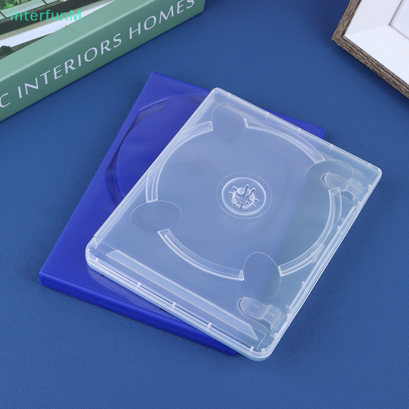 [InterfunM] กล่องเก็บแผ่น CD DVD เกมดิสก์ สําหรับ PS2 PS3 PS2 PS3 1 ชิ้น
