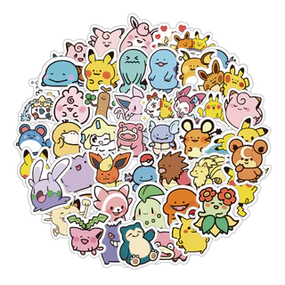 สติกเกอร์ น่ารัก 50ชิ้นสติกเกอร์กันน้ําไวนิล ง เอแคลส์ ถาม-รุ่นมินิสําหรับหมวกกันน็อคจักรยานกรณีดินสอ
