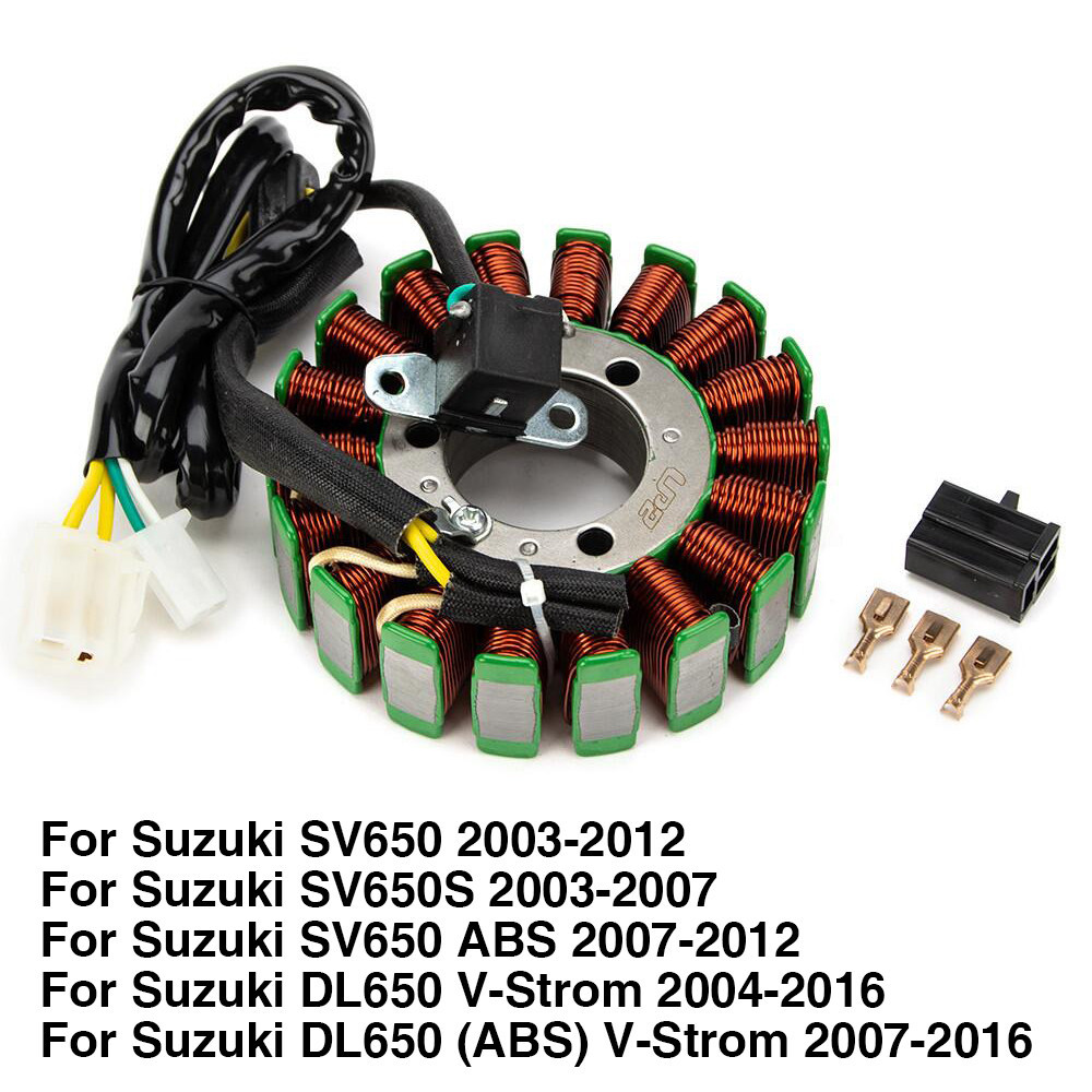 คอยล์สเตเตอร์ สําหรับเครื่องกําเนิดไฟฟ้า Suzuki SV650 SV650S DL650 V-Strom DL650 ABS V Strom SV 650 650S 32101-17G00