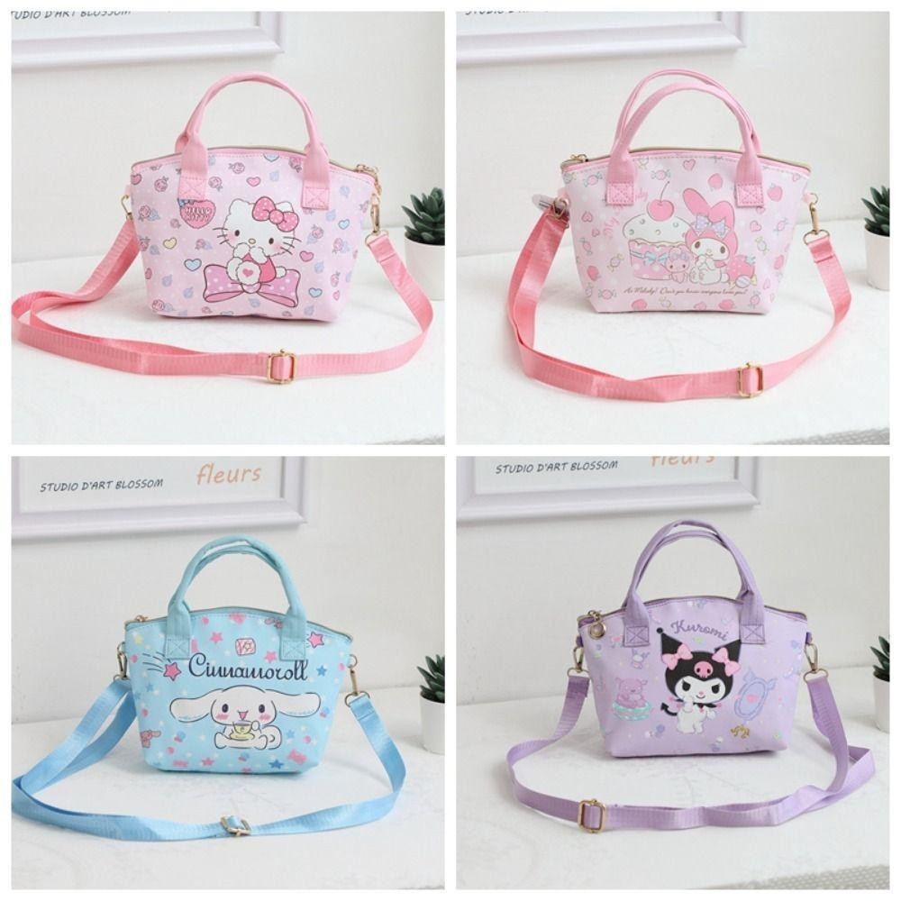 Bo กระเป๋าสะพายข้าง หนัง PU ลายการ์ตูน My Melody KT Cat Kuromi อินเทรนด์ สําหรับสตรี