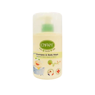 ENFANT อองฟองต์ อาบน้ำสระผมในขวดเดียว ORGANIC EXTRA CLEAN SHAMPOO & BODY WASH 300 ML. [1 ขวด]