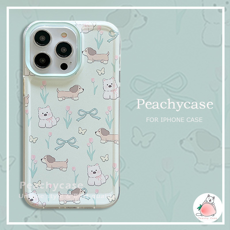 เคสโทรศัพท์มือถืออะคริลิค แบบแข็ง ปิดด้านหลัง กันกระแทก ลายดอกทิวลิป ประดับโบว์น่ารัก สําหรับ iPhone 15 14 Plus 13 12 11 Pro Max Xr Xs X