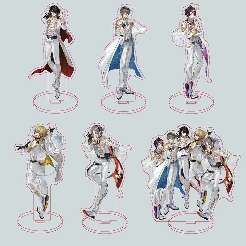 Standee รุ่น Luxiem Rainbow Vtuber Clubs Nijisanji Vox SHU MYSTA IKE LUCA Shoto Study มุมอุปกรณ์ตกแต