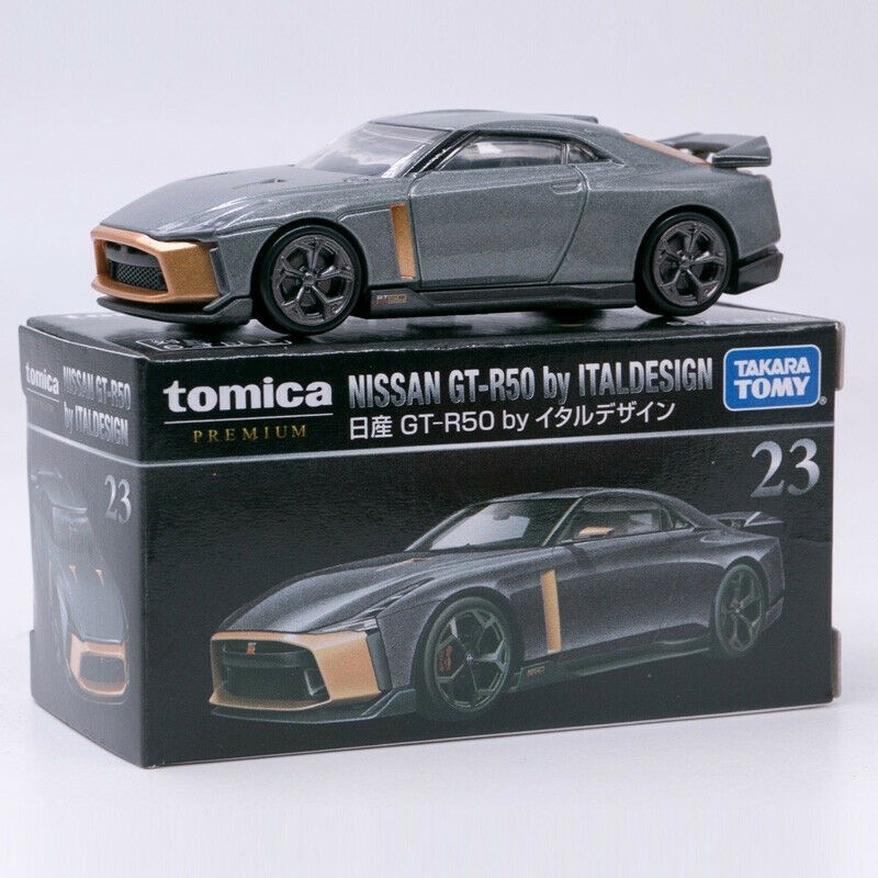 โมเดลรถเหล็ก รถเหล็กTomica ของแท้ Tomica Premium No.23 23 Nissan GT-R50 by Italdesign