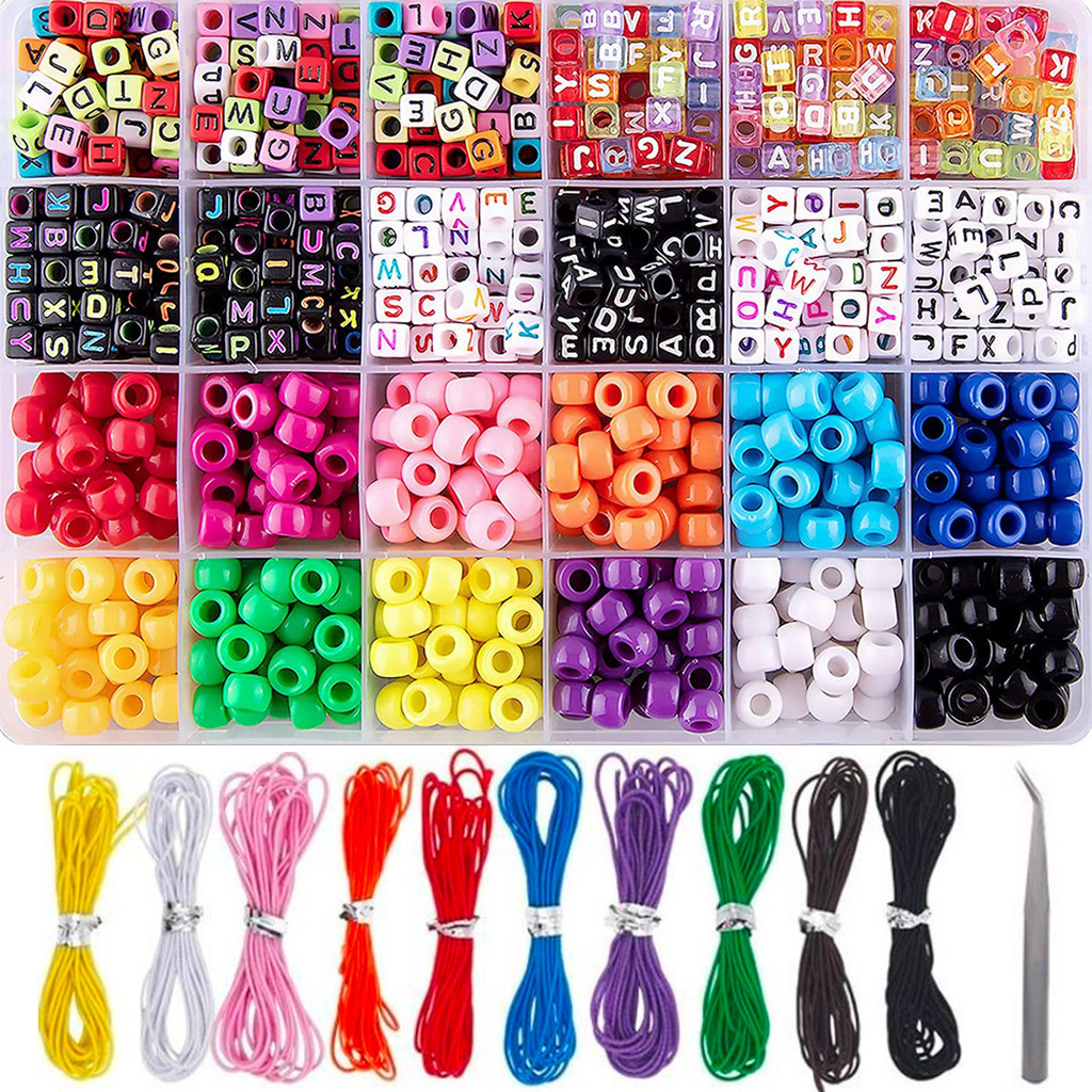 ชุดลูกปัด 24 ช่อง สําหรับทําเครื่องประดับ สร้อยข้อมือ แฮนด์เมด DIY ราคา ถูกที่สุด ดีลบีเคเค