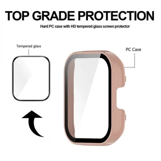 กระจกนิรภัย + เคส สําหรับ Xiaomi Redmi Watch 4 กรอบป้องกันหน้าจอ กันชน เคส สําหรับ