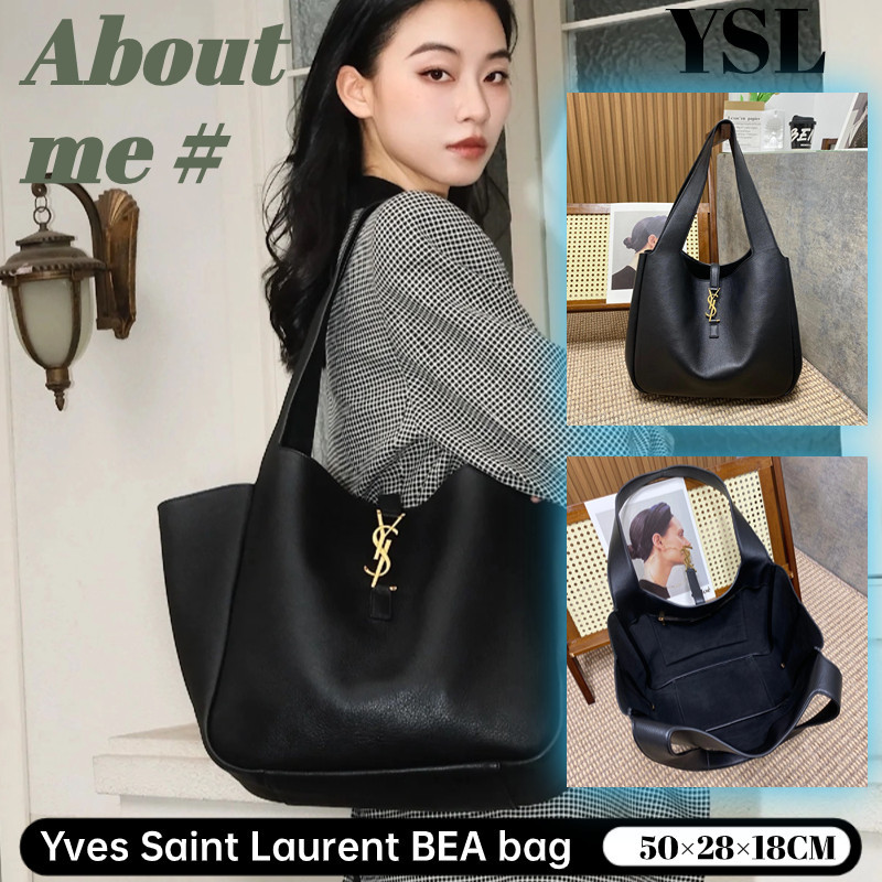 แซงต์โลร็องต์ Yves Saint Laurent BEA bag กระเป๋าโท้ต YSL กระเป๋าสะพายไหล่ผู้หญิง YSL