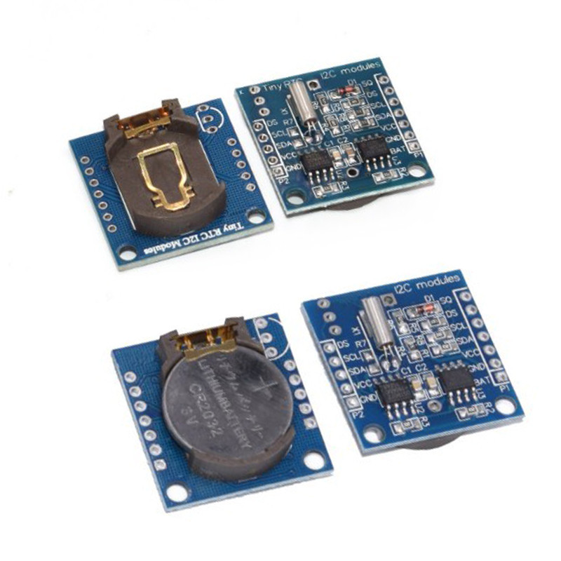 โมดูลนาฬิกาเรียลไทม์ I2C RTC DS1307 AT24C32 สําหรับ AVR ARM PIC Tiny RTC I2C DS1307 1 ชิ้น