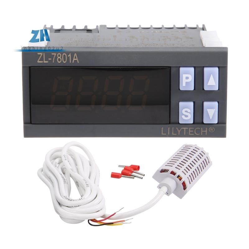 Lilytech ZL-7801A เครื่องควบคุมอุณหภูมิและความชื้น เทอร์โมสตัท และไฮโกรสตัท