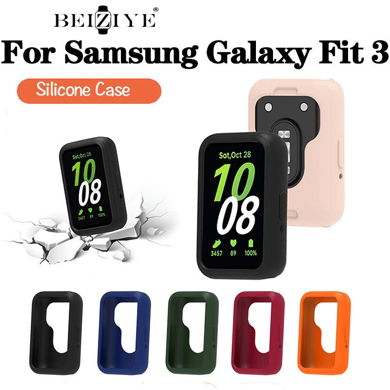 เคสซิลิโคน ป้องกัน สําหรับ Samsung Galaxy Fit 3 Smart Watch เคสป้องกัน สําหรับ Samsung Galaxy Fit 3 กันชน กรอบป้องกัน กลวง