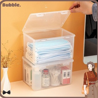 Bubble กล่องพลาสติกใส ขนาดเล็ก แบบพกพา กันฝุ่น สําหรับเก็บยา…