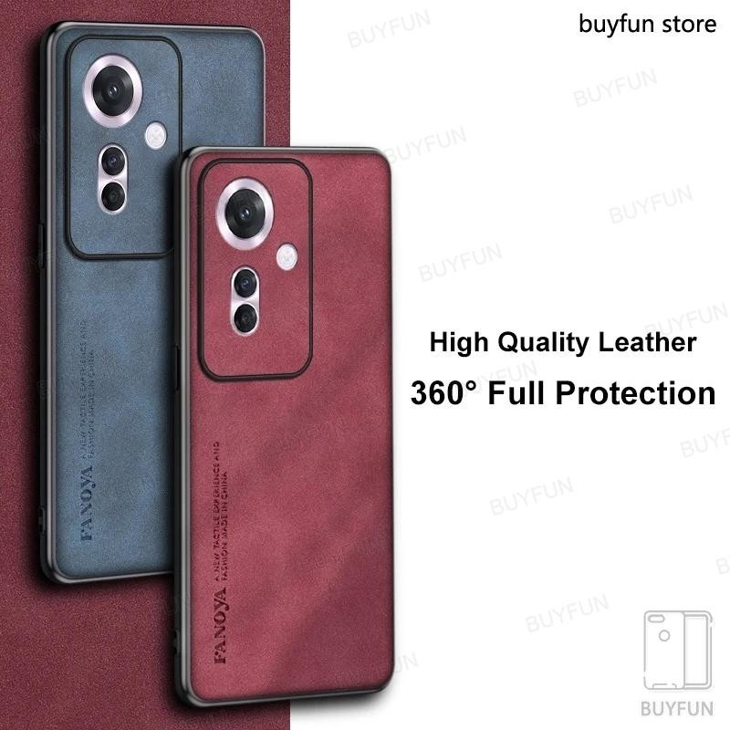 YBCG Case For Oppo Reno11 F 11f F25 Pro Case Luxury Leather Back Cover Protection Shockproof Bumper shell